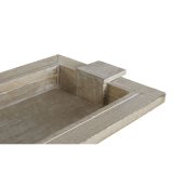 Snack bakke Home ESPRIT Hvid Moderne Afkldt 48 X 30,5 X 7,5 cm #4