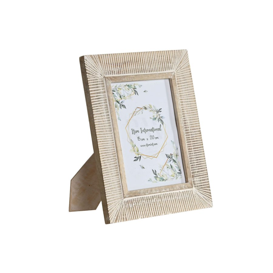 Fotoramme Home ESPRIT Hvid Mangotr Moderne #1
