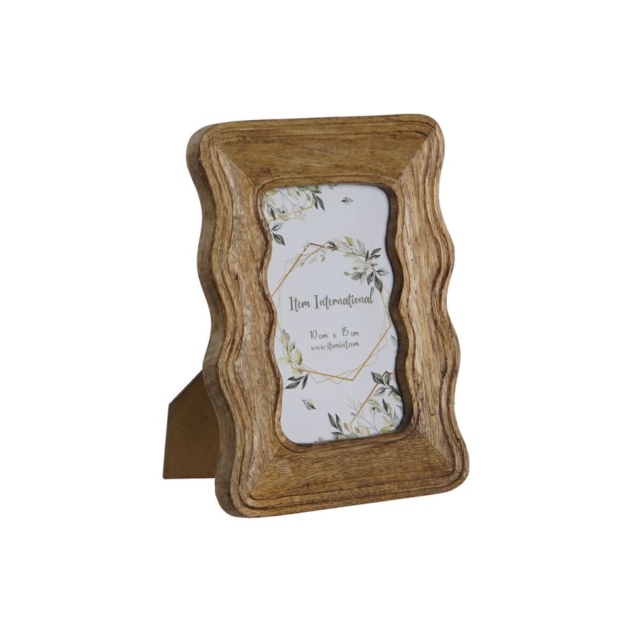 Fotoramme Home ESPRIT Natur Mangotr Blger Urban 16 x 2 x 21 cm #1