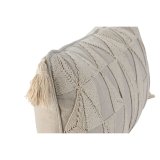 Pude Home ESPRIT Beige Natur Boho 50 x 8 x 30 cm #2