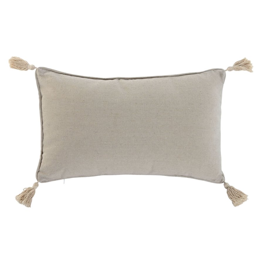 Pude Home ESPRIT Beige Natur Boho 50 x 8 x 30 cm #3