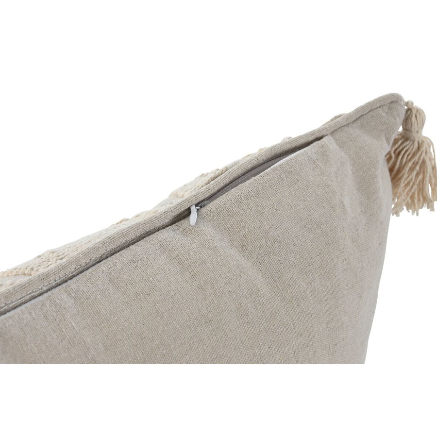 Pude Home ESPRIT Beige Natur Boho 50 x 8 x 30 cm #4