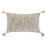 Pude Home ESPRIT Beige Natur Boho 50 x 8 x 30 cm #1