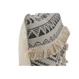 Pude Home ESPRIT Hvid Sort Boho 45 x 8 x 45 cm #2