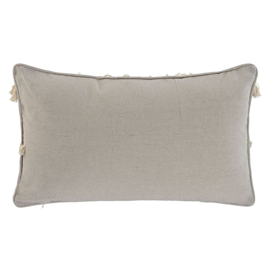 Pude Home ESPRIT Hvid Sort Boho 50 x 8 x 30 cm #3