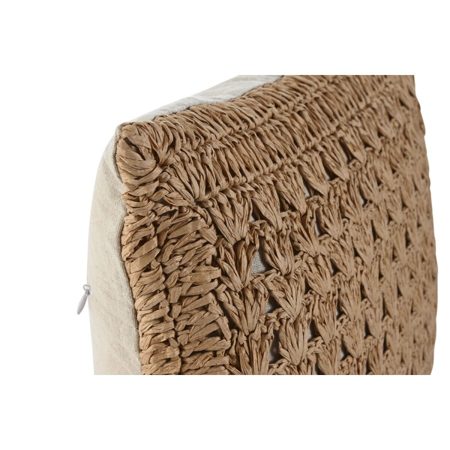 Pude Home ESPRIT Natur Tropisk 45 x 8 x 45 cm #2