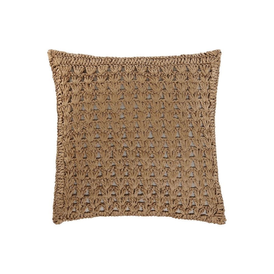 Pude Home ESPRIT Natur Tropisk 45 x 8 x 45 cm #1