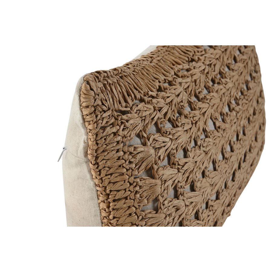 Pude Home ESPRIT Natur Tropisk 50 x 8 x 30 cm #2