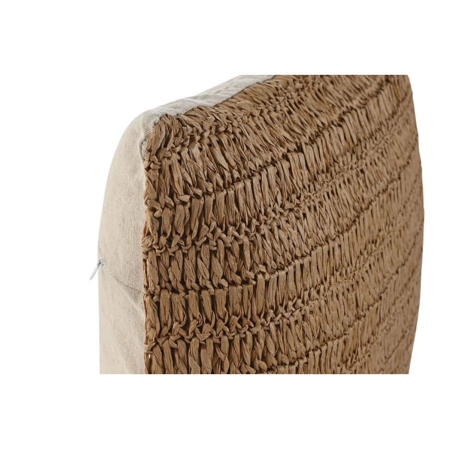 Pude Home ESPRIT Natur Tropisk 45 x 8 x 45 cm #2