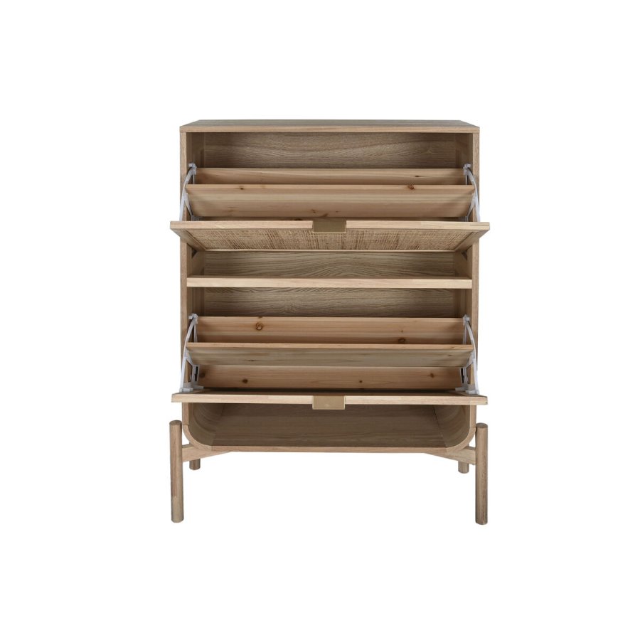 Skostativ Home ESPRIT Natur Tropisk 76 x 29 x 100 cm #9