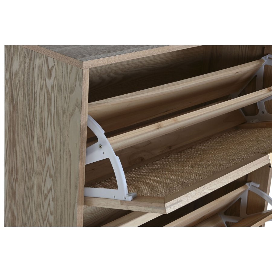 Skostativ Home ESPRIT Natur Tropisk 76 x 29 x 100 cm #13