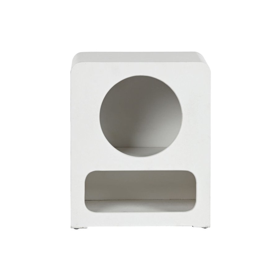 Natbord Home ESPRIT Hvid Tr MDF 40 x 30 x 48 cm #5