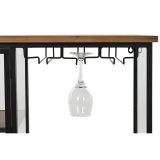 Flaskereol Home ESPRIT Sort Natur Tr Metal Krystal 102 x 32 x 60 cm #13