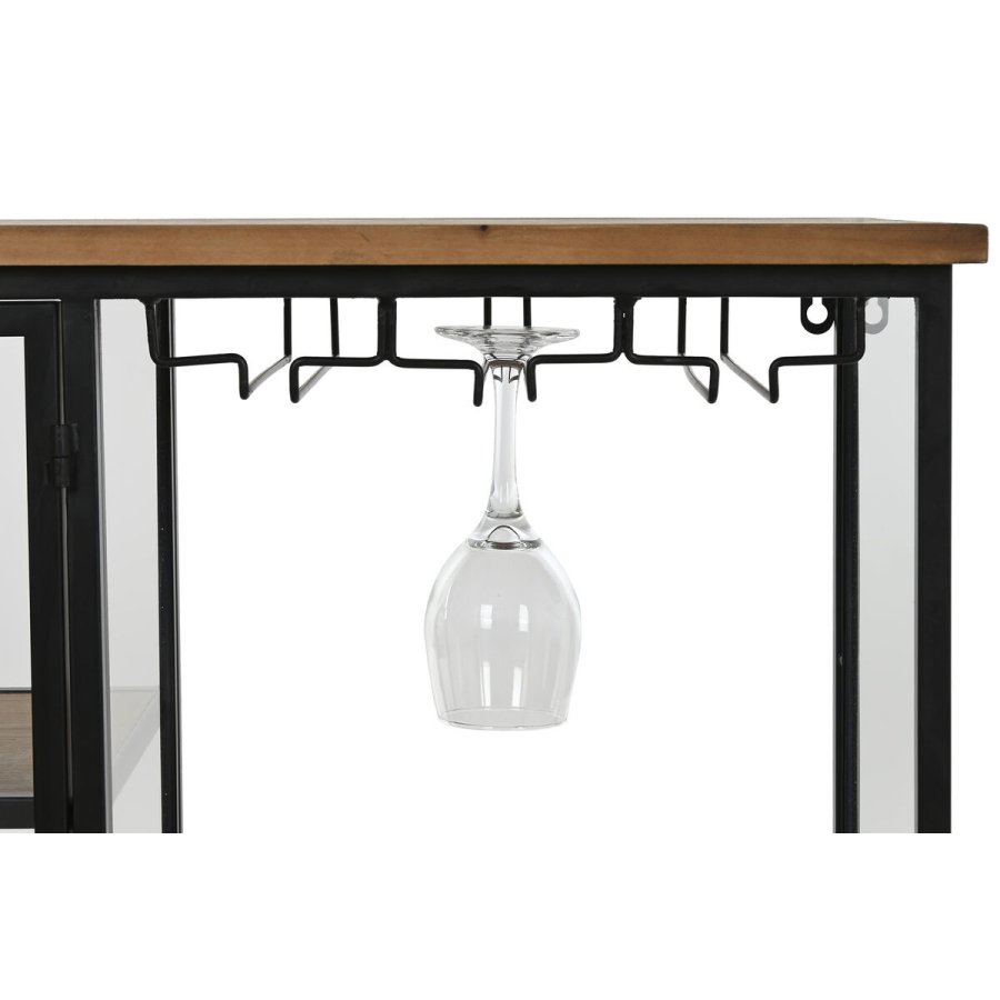 Flaskereol Home ESPRIT Sort Natur Tr Metal Krystal 102 x 32 x 60 cm #13