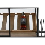 Flaskereol Home ESPRIT Sort Natur Tr Metal Krystal 102 x 32 x 60 cm #16