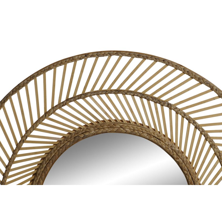 Vgspejl Home ESPRIT Natur Tropisk 81 x 2 x 81 cm #2