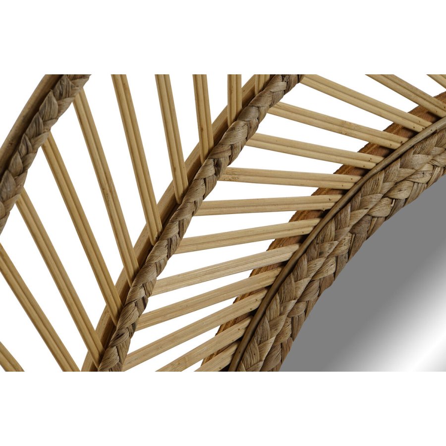 Vgspejl Home ESPRIT Natur Tropisk 81 x 2 x 81 cm #3