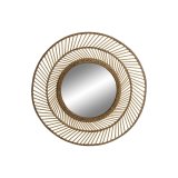 Vgspejl Home ESPRIT Natur Tropisk 81 x 2 x 81 cm #1