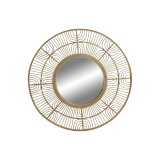 Vgspejl Home ESPRIT Natur Scandi 80 x 2 x 80 cm #1