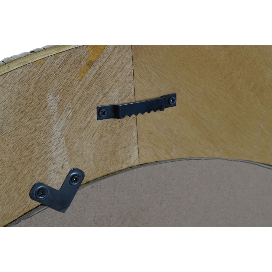 Vgspejl Home ESPRIT Natur Tropisk 80 x 7 x 80 cm #4