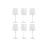 St med glas Home ESPRIT Gennemsigtig Krystal 9,6 x 9,6 x 22,5 cm (6 enheder) #1