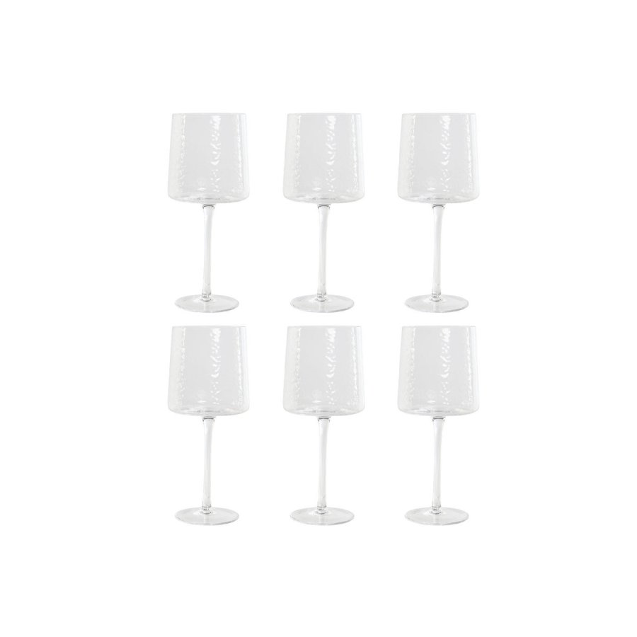 St med glas Home ESPRIT Gennemsigtig Krystal 9,6 x 9,6 x 22,5 cm (6 enheder) #1