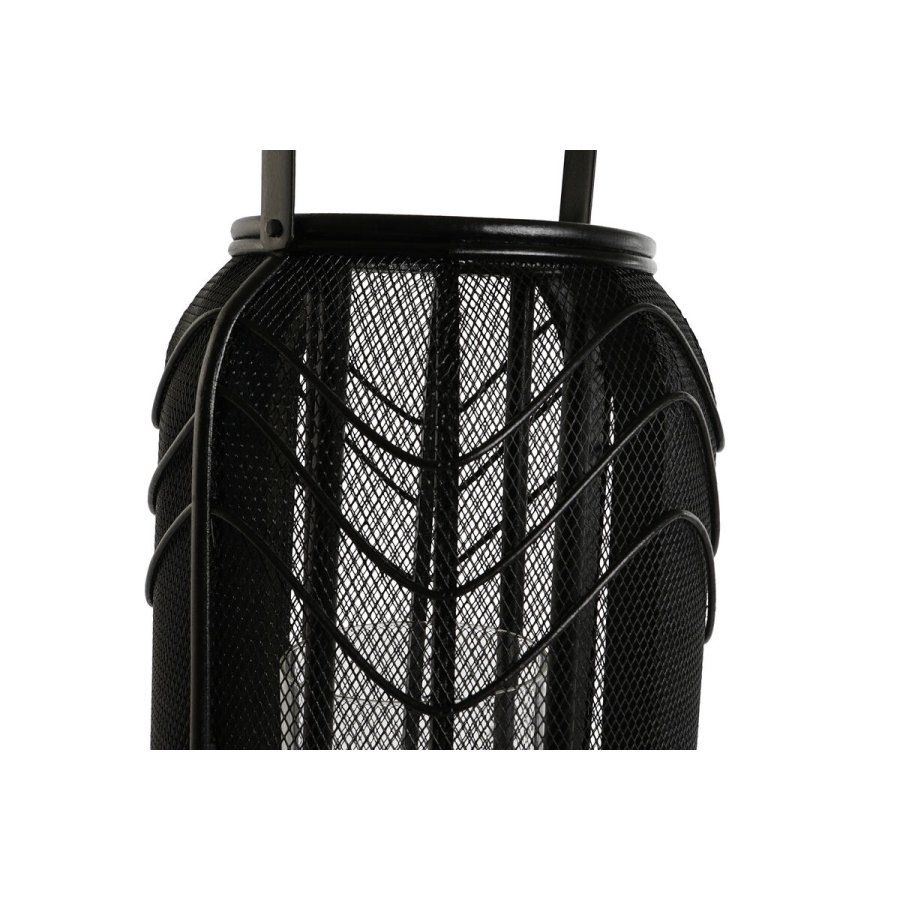 Lyseholder Home ESPRIT Sort Metal 21,5 x 21,5 x 43,5 cm #3