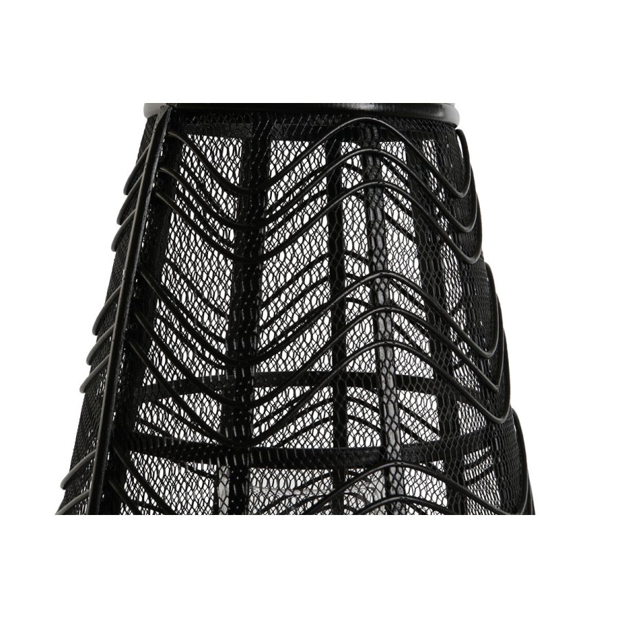 Lyseholder Home ESPRIT Sort Metal 27,5 x 27,5 x 40 cm #3