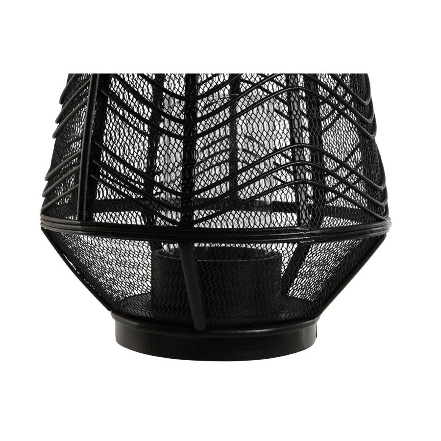 Lyseholder Home ESPRIT Sort Metal 27,5 x 27,5 x 40 cm #4