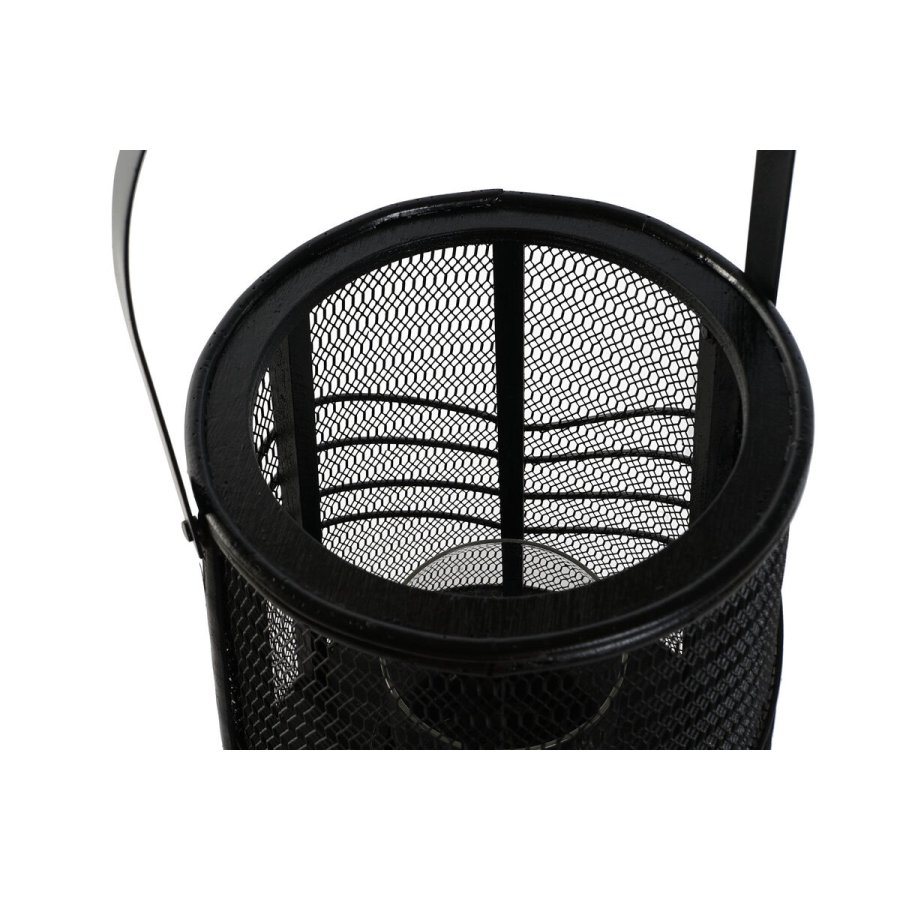 Lyseholder Home ESPRIT Sort Metal 23 x 23 x 31,5 cm #4