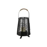 Lyseholder Home ESPRIT Sort Metal 23 x 23 x 31,5 cm #6