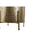 Lyseholder Home ESPRIT Gylden Metal Krystal 24 x 24 x 33 cm #6