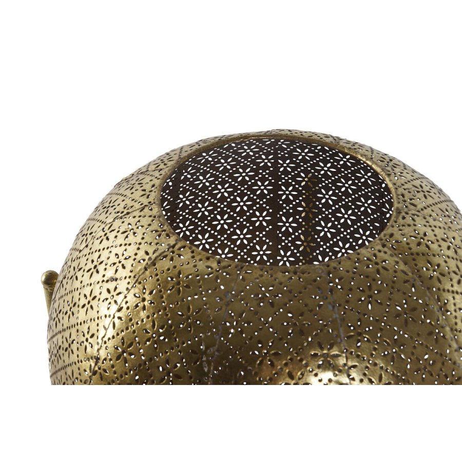 Lyseholder Home ESPRIT Gylden Metal Krystal 29 x 29 x 26,5 cm #3