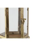 Lyseholder Home ESPRIT Gylden Metal Krystal 18 x 18 x 35,5 cm #3