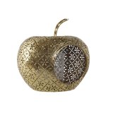 Lyseholder Home ESPRIT Gylden Metal Krystal 14 x 14 x 13 cm #3