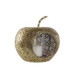 Lyseholder Home ESPRIT Gylden Metal Krystal 14 x 14 x 13 cm #4