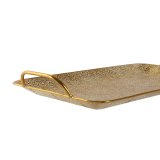 Snack bakke Home ESPRIT Gylden Araber 55,5 x 28,5 x 7,5 cm (2 enheder) #2