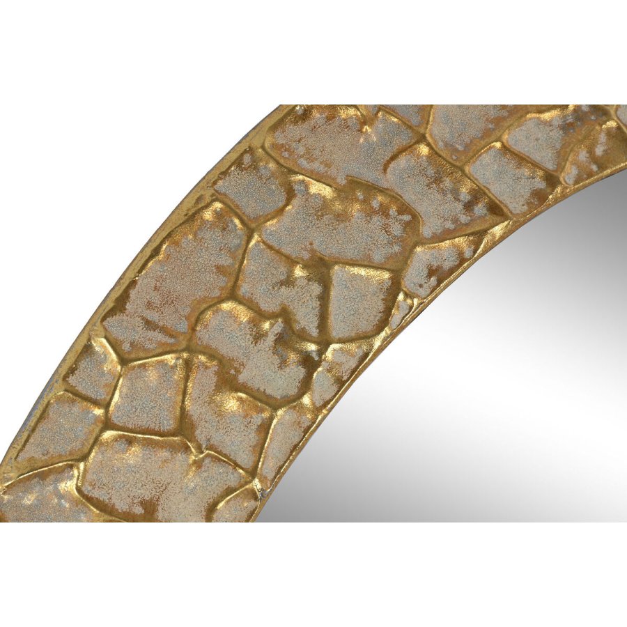 Vgspejl Home ESPRIT Gylden Moderne 78,5 x 5,5 x 78,5 cm #2