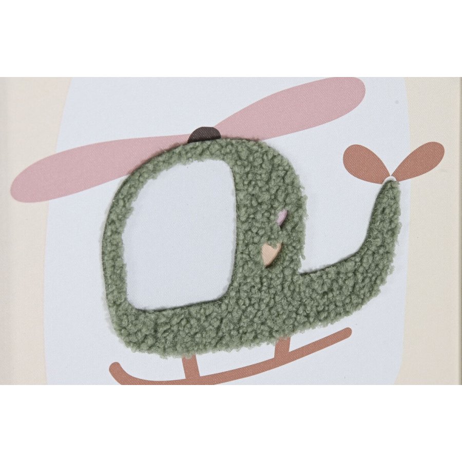 Maleri Home ESPRIT Gul Bl Lrred 30 x 1,8 x 40 cm (4 enheder) #3