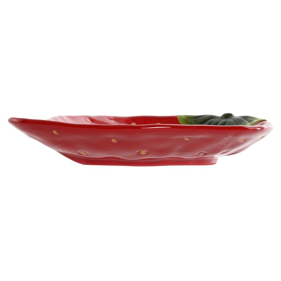 Tallerken Home ESPRIT Rd Stentj Moderne 23,5 x 18 x 4,5 cm #7