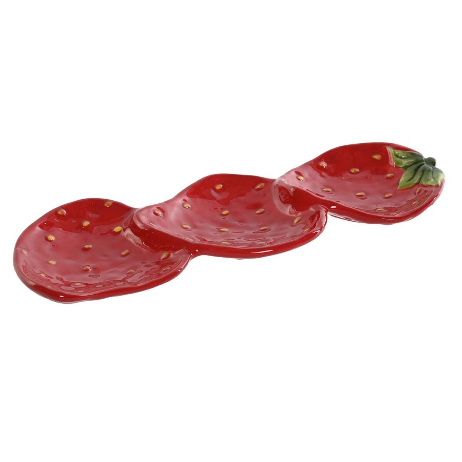 Snack bakke Home ESPRIT Rd Moderne 32 x 11,5 x 3,2 cm #1