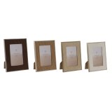 Fotoramme Home ESPRIT Brun Beige Fljl Krystal Moderne 19 x 2 x 24 cm (4 enheder) #1