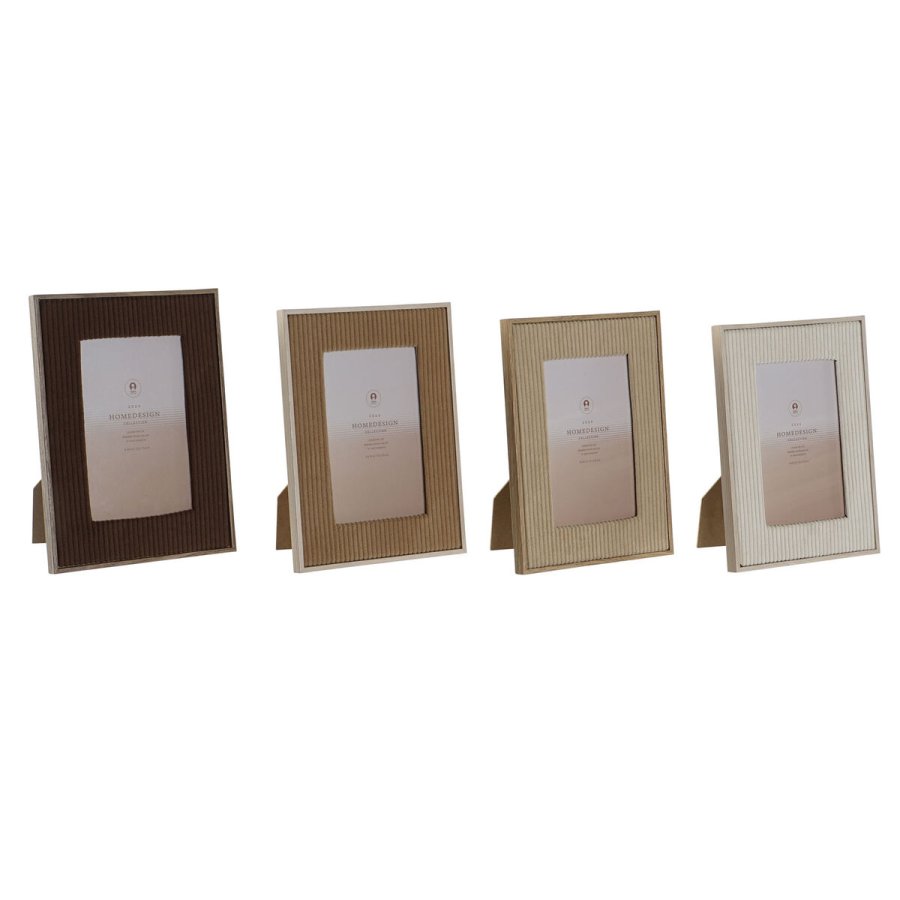 Fotoramme Home ESPRIT Brun Beige Fljl Krystal Moderne 26 X 2,8 X 31 cm (4 enheder) #1