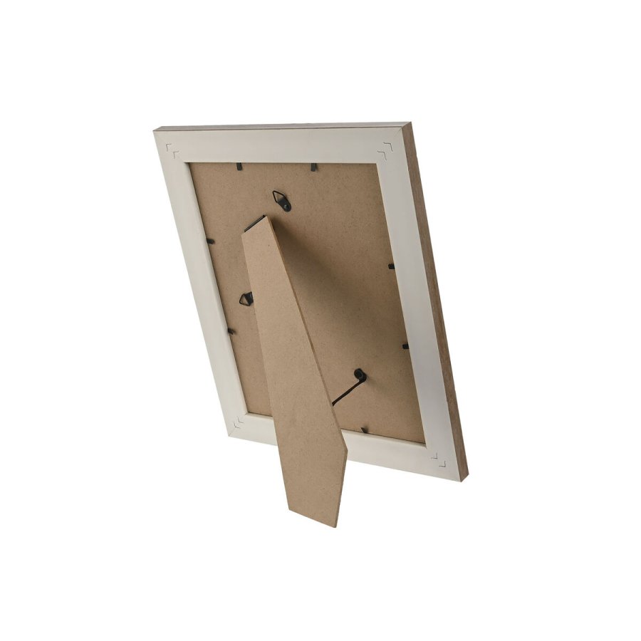 Fotoramme Home ESPRIT Hvid Beige Krystal polystyren Marmor Skandinavisk 26 x 2 x 31 cm (4 enheder) #9