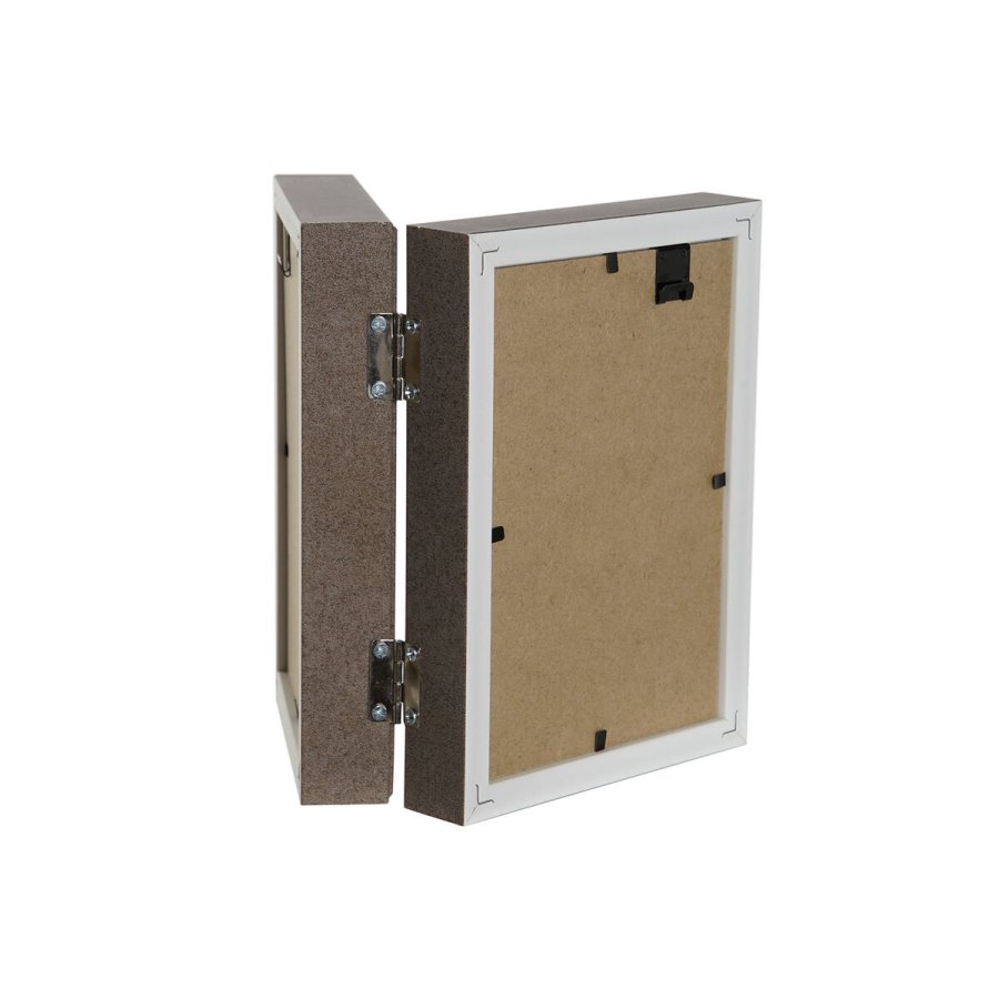 Fotoramme Home ESPRIT Brun Beige Krystal polystyren Urban 25 x 3 x 18 cm (2 enheder) #9