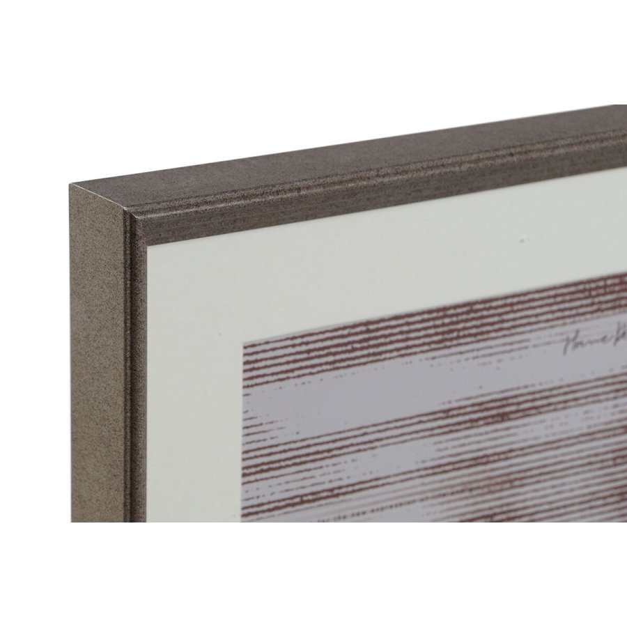 Fotoramme Home ESPRIT Brun Natur Krystal polystyren Urban 34 x 3 x 34 cm (2 enheder) #5