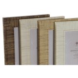 Fotoramme Home ESPRIT Brun Beige Natur Elfenben Krystal polystyren Skandinavisk 15,5 X 2 X 20,5 cm (4 enheder) #9