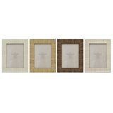Fotoramme Home ESPRIT Beige Natur Krystal polystyren Scandi 18,5 x 2 x 23,5 cm (4 enheder) #1
