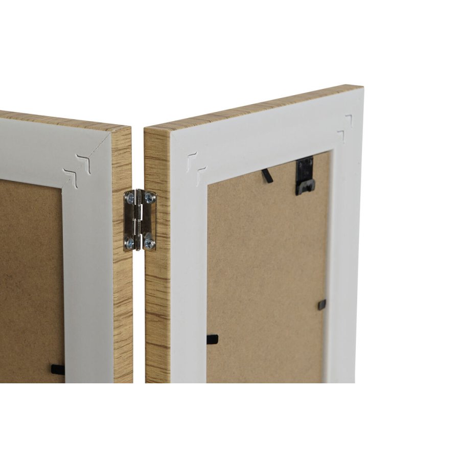 Fotoramme Home ESPRIT Brun Beige Natur Elfenben Krystal polystyren Skandinavisk 31 X 2 X 21 cm (4 enheder) #5