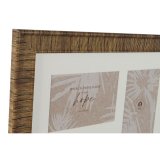 Fotoramme Home ESPRIT Brun Beige Natur Elfenben Krystal polystyren Skandinavisk 38 x 2 x 38 cm (4 enheder) #5